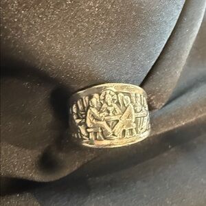 Retired James Avery Sterling Silver Last Supper Ring